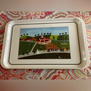 Villeroy & Boch EUC large melamine platter made in Italy.